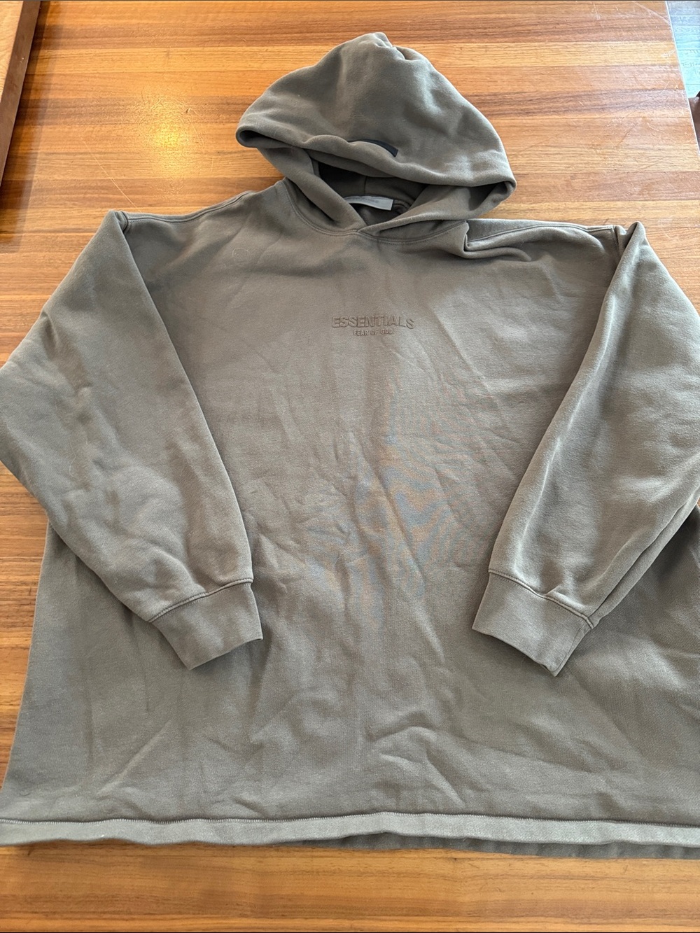 Fear of God ESSENTIALS Tan Hoody sz Men’s L